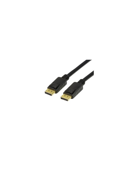 LogiLink CV0120 cable DisplayPort 2 m Negro