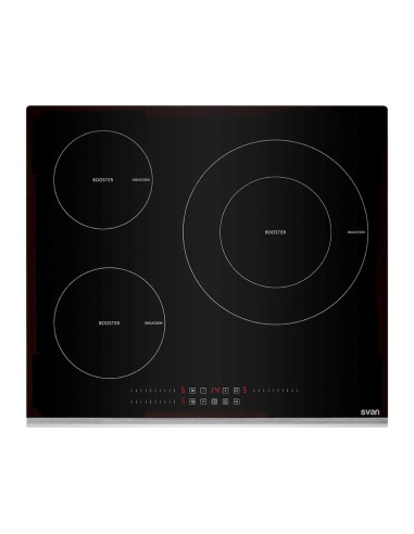 SVAN SVI6393 PLACA INDUCCIÃ“N 7200W 59X52X6CM CRISTAL