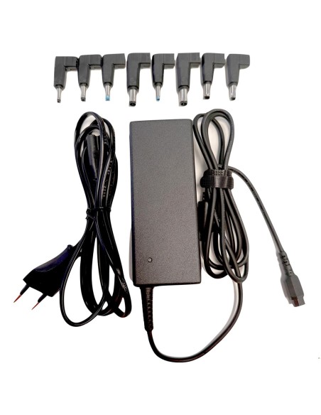 Cargador para portÃ¡til KFD 65W con 8 Clavijas compatibles