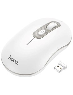 Hoco GM21 Platinum 2.4G RatÃ³n InalÃ¡mbrico Blanco/Gris