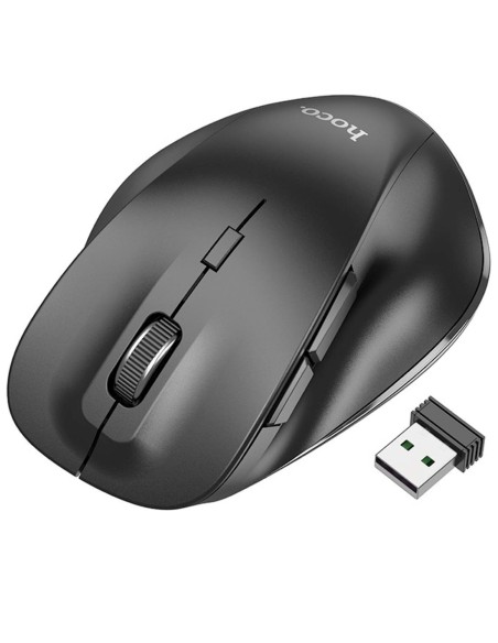 Hoco GM24 RatÃ³n ErgonÃ³mico InalÃ¡mbrico 6 Botones Negro