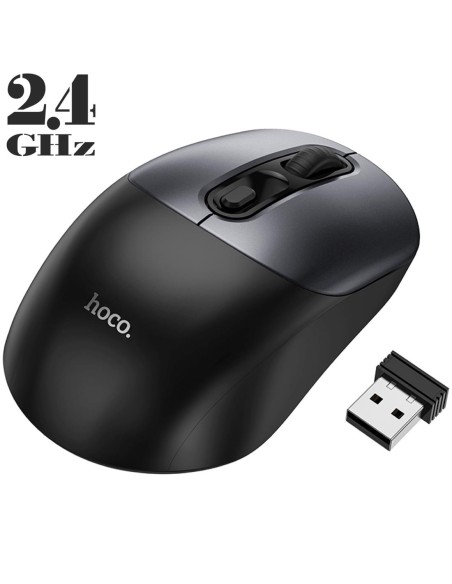 Hoco GM28 Business RatÃ³n InalÃ¡mbrico 2.4G Negro