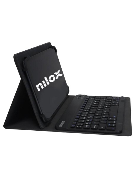Nilox Funda con Teclado Bluetooth 10" Negra (NXKB01)