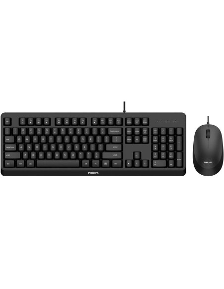 Teclado + RatÃ³n Philips SPT6207BL con Cable