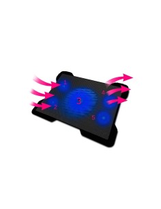 Ventilador Woxter Cooling Pad 1560 Note Book Pad 1560 R