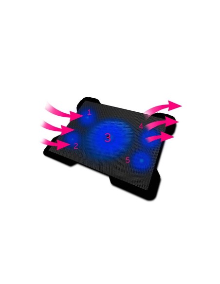 Ventilador Woxter Cooling Pad 1560 Note Book Pad 1560 R