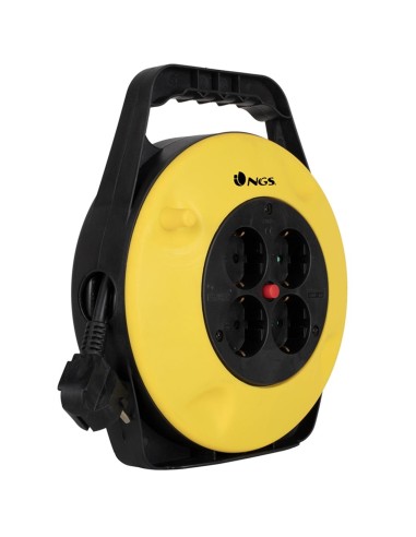 Regleta Ngs Grid Round Alargador Cable 10M 4 Enchufes