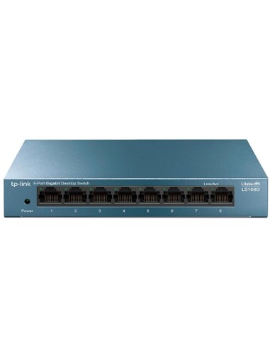 Tp-Link Switch 8 Puertos Gigabit RJ45 (LS108G)