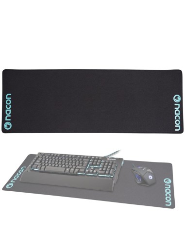 Nacon MM-400 Alfombrilla Gaming XL 90cm X 35cm Negro