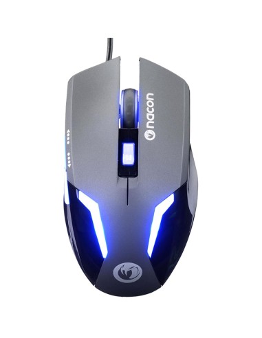 Nacon Raton Gaming con sensor de 800 a 2400 PPP Negro (PCGM-105)