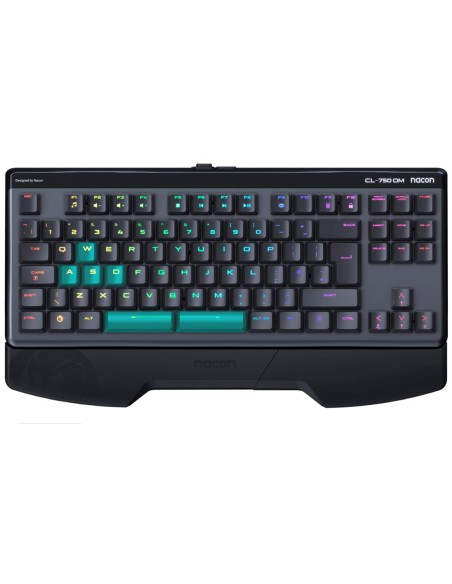 Nacon Teclado MecÃ¡nico Gaming con IluminacÃ³n RGB (PCCL-750OMSP)