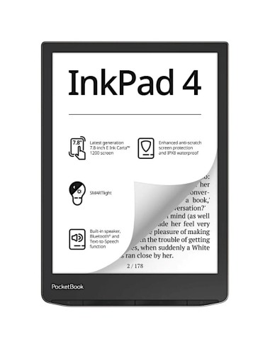 Pocketbook Inkpad 4  7.8" 32GB Plata (PB743G-U-WW)