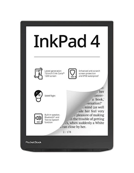 Pocketbook Inkpad 4  7.8" 32GB Plata (PB743G-U-WW)