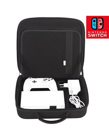 Bigben Funda para Nintendo Switch Negra (SWITCHSTORACASE)