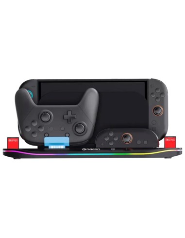 Nacon Base de Carga para 4 Mandos 2 Joy con Nintendo Switch 2 (SWITCHNEWXLSTAND)