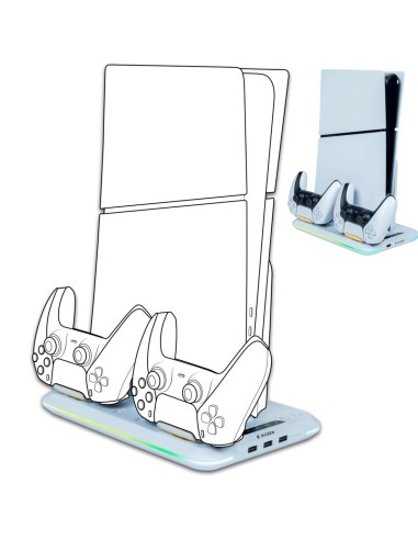 Nacon Base Vertical con Ventilador y cargaro para Playstation 5