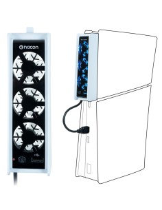 Nacon Kit de VentilaciÃ³n para Playstation 5 Slim