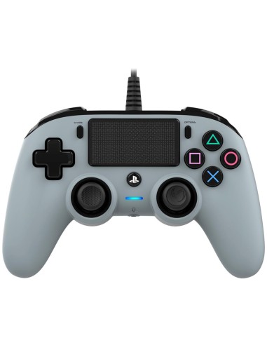 Nacon Mando Oficial Playstation PS4 Compact Gris (PS4OFCPADGREY)