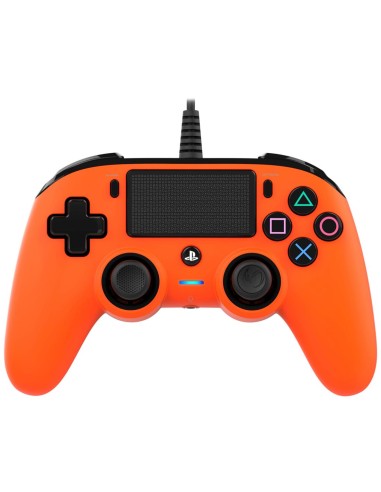 Nacon Mando Oficial Playstation PS4 Compact Orange (PS4OFCPADORANGE)