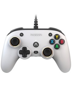 Nacon Pro Compact Mando Programable con licencia XBOX Blanco