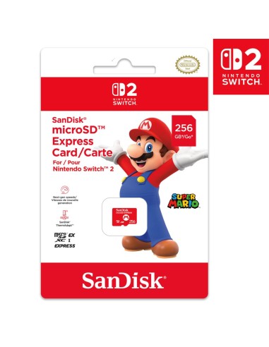 Sandisk Micro Sd Express Sandisk 256GB  Nintendo Switch 2