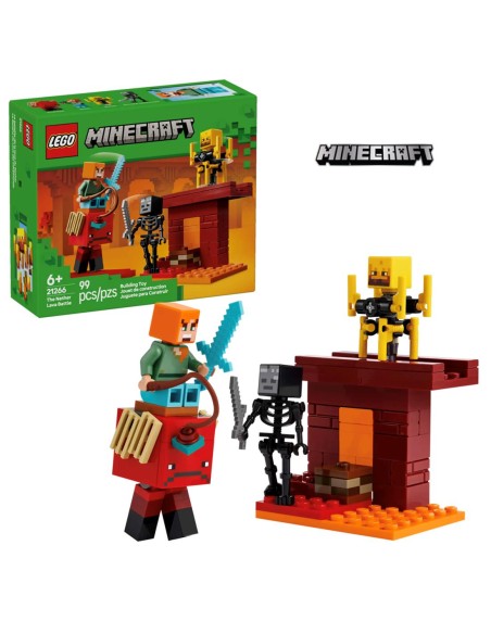 LEGO 21266 The Nether Lava Battle