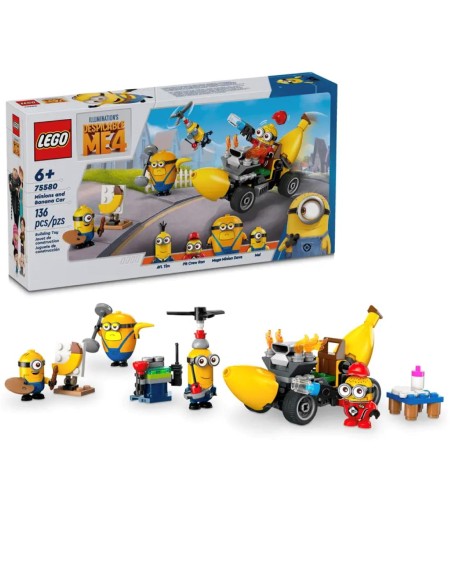 LEGO 75580 Minions y Coche Banana