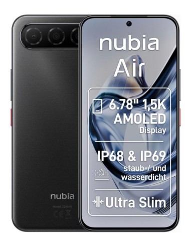 ZTE Nubia Air 5G: 20GB RAM, 256GB ROM, Negro.