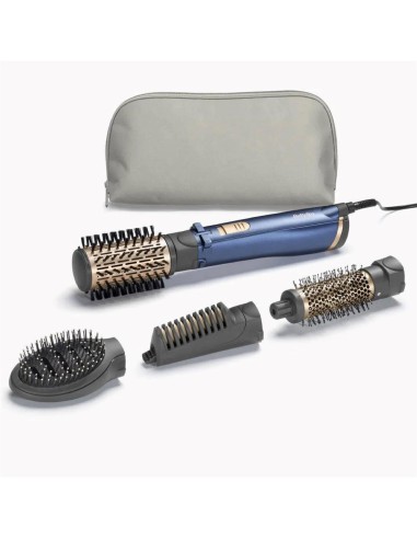 Babyliss AS965E Cepillo de Aire 1000W Blue-Gold