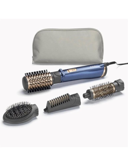 Babyliss AS965E Cepillo de Aire 1000W Blue-Gold