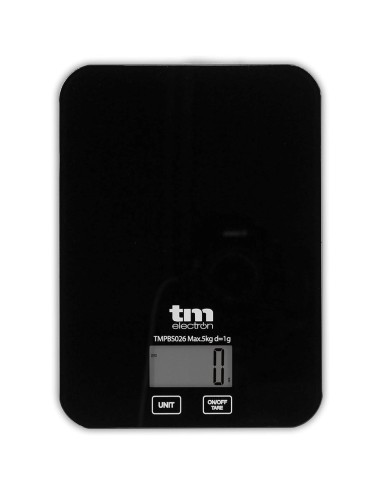 TM BÃ¡scula Cocina 5Kg Negra (TMPBS026)