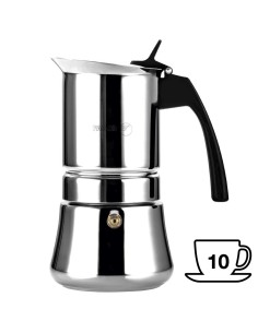 Fagor Etnica Cafetera Italiana de Acero 10 Tazas