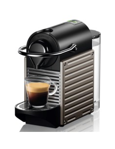 Krups XN304T Cafetera Nespresso Pixie 19 Bares Gris Titanio