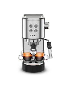 Krups XP444C10 Cafetera Express Virtuoso 15 Bar 1400W Inox