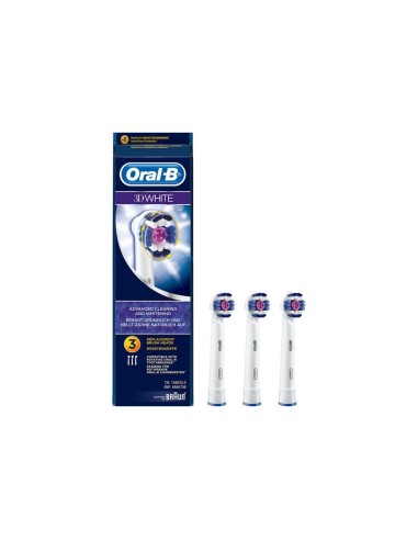 Braun Oral  EB18PRB-4 Cabezales de Recambio 3D White