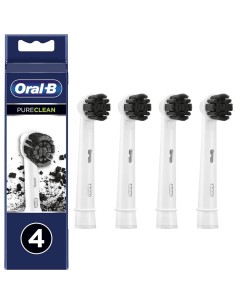 Braun Oral B Cabezales de Recambio Pure-Clean Charcoal CarbÃ³n Pack 4
