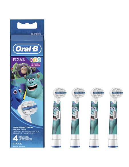 Braun Oral EB10-4 Pixar Cabezales de Recambio infatiles