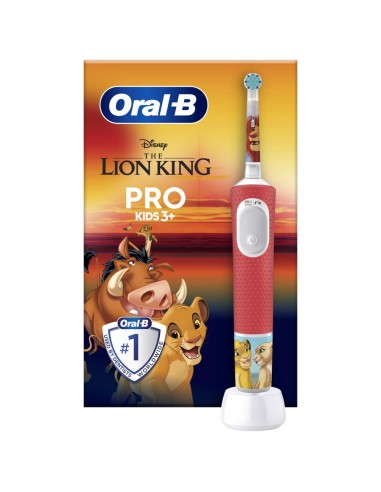 Braun Oral-B Cepillo de Dientes Vitality Pro Kids 3+ El Rey LeÃ³n Rojo (D103.413.2K)