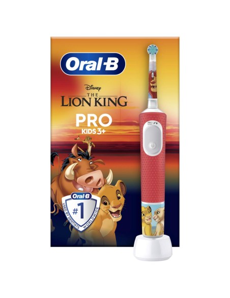 Braun Oral-B Cepillo de Dientes Vitality Pro Kids 3+ El Rey LeÃ³n Rojo (D103.413.2K)