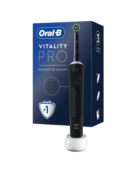 Braun Oral-B Cepillo Vitality Pro con 3 Modos de Limpieza Negro (D103.413.3)