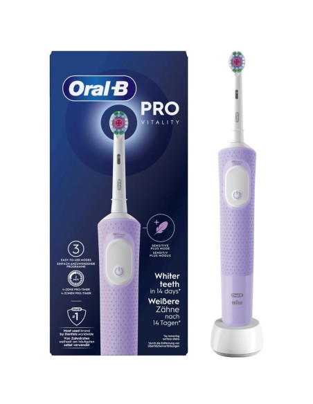 raun Oral-B Cepillo Vitality Pro con 3 Modos de Limpieza Lila (D103.413.3)