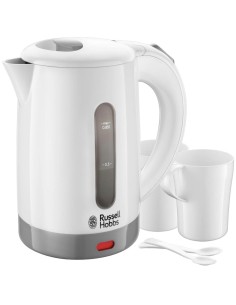 Russell Hobbs 23840-70 Hervidor de Viaje 0.85 L con 2 tazas