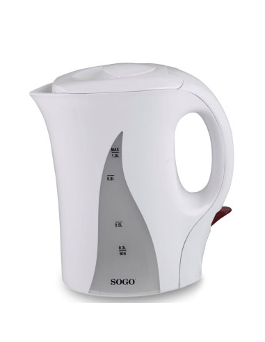 Sogo Hervidor de Agua PlÃ¡stico 1.0L 1100W (KET-SS-5740)