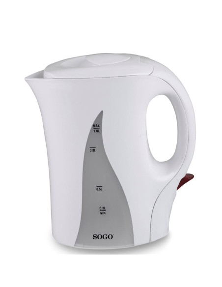 Sogo Hervidor de Agua PlÃ¡stico 1.0L 1100W (KET-SS-5740)