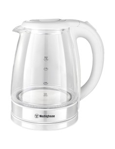 Westinghouse WKWKKL21WH Hervidor de Cristal 1.8 Litros 1.500W Sin Cable