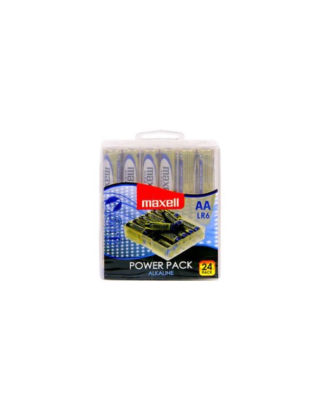 MAXELL PILA ALCALINA AA LR6 PACK*24 PILAS
