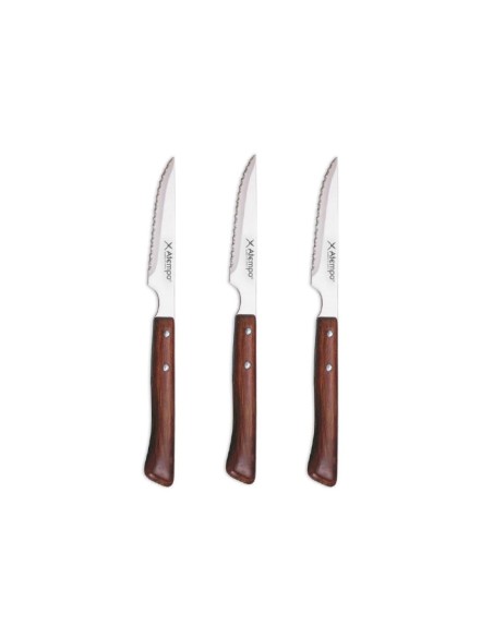 ATEMPO 123-11-03 PACK 3 CUCHILLOS CHULETEROS-DOBLE BLISTER