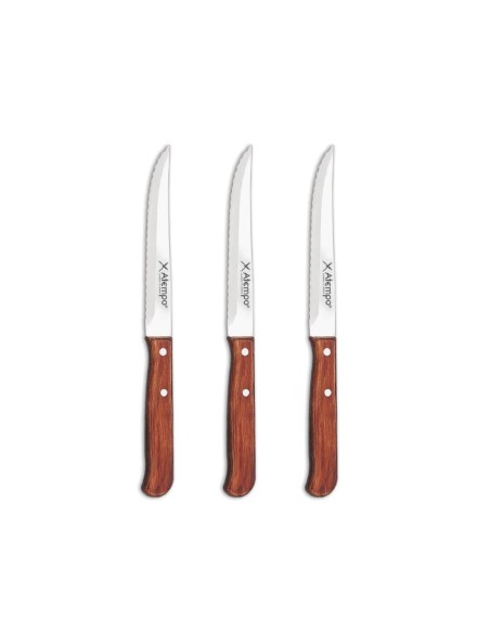 ATEMPO 3-112-11F PACK 3 CUCHILLOS MULTIUSOS FILO-DOBLE BLISTER
