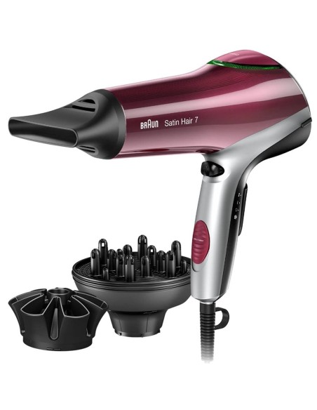 Braun HD770 Secador iÃ³nico 2.200w con 3 accesorios