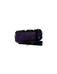 COMBO TECLADO/RATON/AURICULARES/ALFOMBRILLA COOLBOX DEEP X-WING USB NEGRO